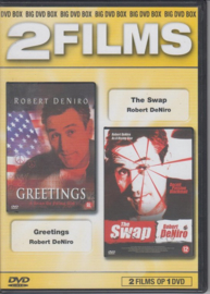 2 films op 1 dvd Greetings en The Swap (dvd nieuw)