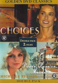 2 films op 1 dvd choices en Power, Passion, Murder (dvd nieuw)