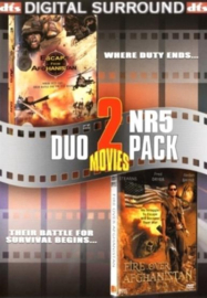 2 films in 1 Escape From en Fire Over Afghanistan(dvd nieuw)