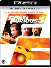 Fast & Furious 5 4K (blu-ray nieuw)