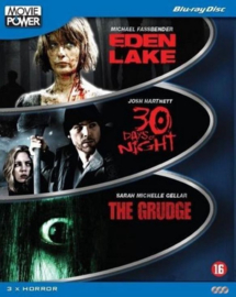 3 movie box Eden Lake 30 days of night en the grudge (blu-ray tweedehands film)