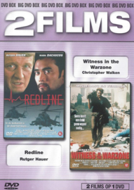 2 films op 1 dvd Redline en Witness And The Warzone (dvd nieuw)
