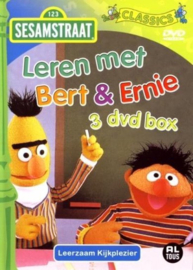 Sesamstraat leren met Bert en Ernie (dvd tweedehands film)