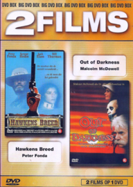 2 films op 1 dvd Hawkens Breed en Out of Darkness (dvd nieuw)
