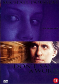 Don't say a word (dvd nieuw)