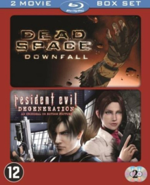 Dead Space - Downfall en Resident Evil - Degeneration (blu-ray tweedehands film)