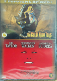 2 films op 1 dvd The Cat O' nine tails en The Addiction (dvd nieuw)