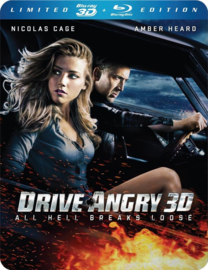 Drive Angry 3D steelbook (blu-ray tweedehands film)