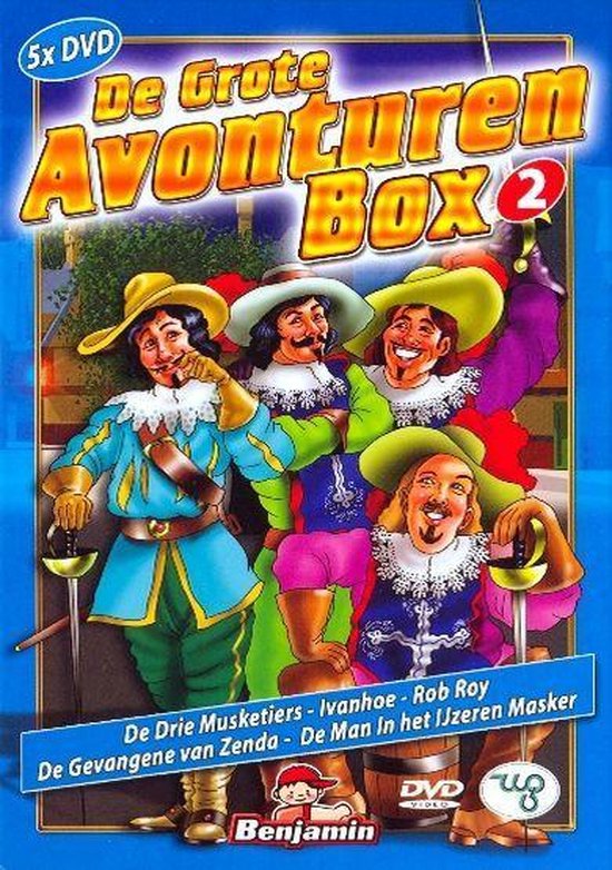 De grote avonturen box 2 (dvd nieuw)