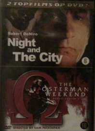 2 films op 1 dvd Night and the City en The Osterman Weekend (dvd nieuw)