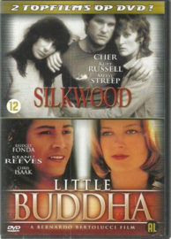 2 films op 1 dvd Silkwood en Little Buddha(dvd nieuw)