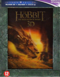 The Hobbit - The Desolation of Smaug extended 3D (blu-ray tweedehands film)