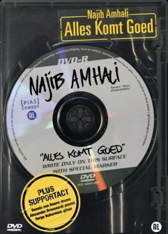 Alles komt goed - Najib Amhali  (dvd nieuw)