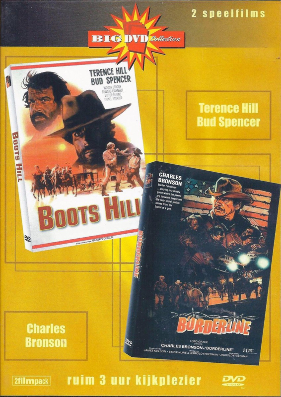 2 films op 1 dvd Boots Hill en Borderline (dvd nieuw)