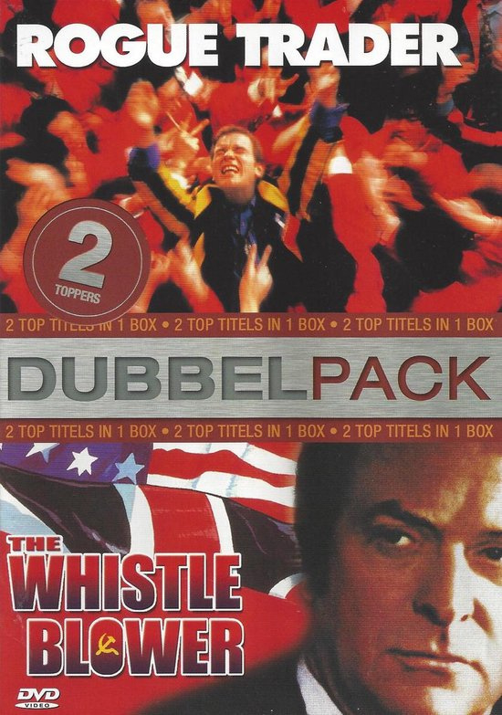 2 films op 1 dvd Rogue Trader/Whistle Blower(dvd nieuw)