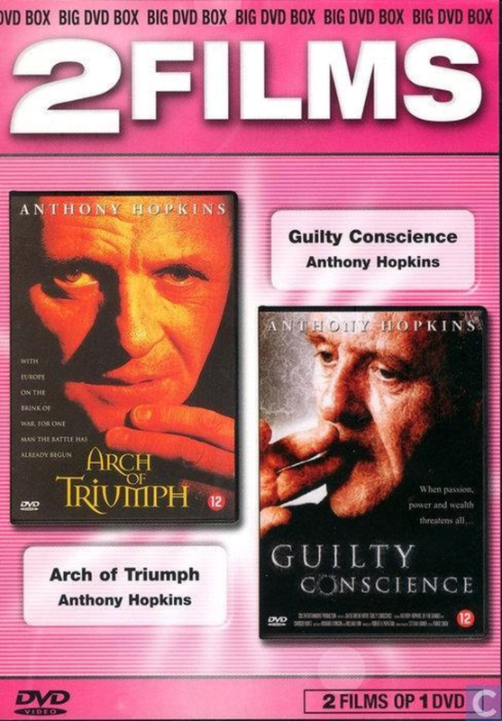 2 films op 1 dvd Arch of Triumph en Guilty Conscience (dvd tweedehands film)