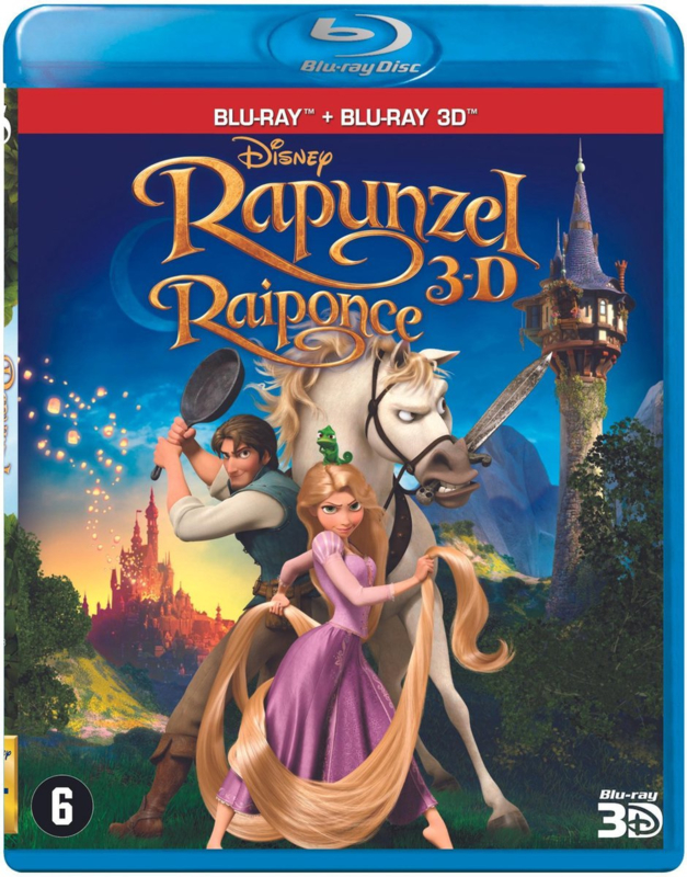 Disney Rapunzel 2D plus 3D (blu-ray tweedehands film)