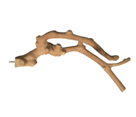 Zitstok Java hout  S