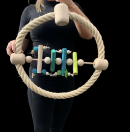 Sisal-ring-schommel  XL/speelgoed