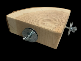 Houten  hoek plateau S