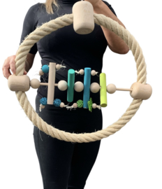 Sisal-ring-schommel  XL/speelgoed