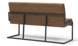 Eetkamerbank Belgie - 155 cm - Micro Leder - Cognac