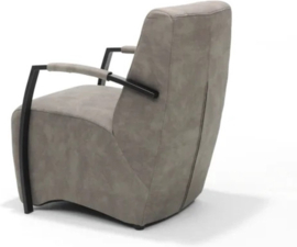 Fauteuil Oliver - Microvezel - Taupe