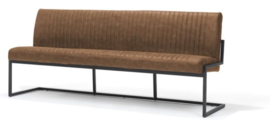 Eetkamerbank Belgie - 215 cm - Micro Leder - Cognac