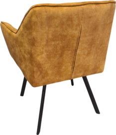 Eetkamerstoel Otis - Velvet - Gold
