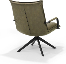 Draaifauteuil Floris - Micro Leder - Groen