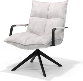 Draaifauteuil Floris - Velvet - Beige