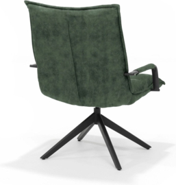 Draaifauteuil Floris - Velvet - Groen
