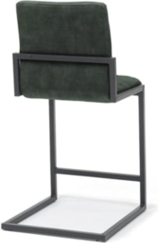 Barkruk Luca - 105 cm - Velvet - Groen