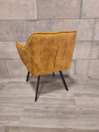 Eetkamerstoel Otis - Velvet - Gold