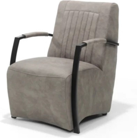 Fauteuil Oliver - Microvezel - Taupe