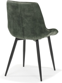 Eetkamerstoel Daan - Velvet - Hunter Groen