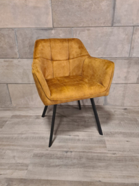Eetkamerstoel Otis - Velvet - Gold