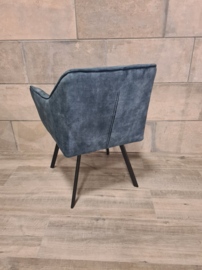 Eetkamerstoel Otis - Velvet - Blauw