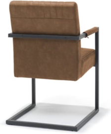 Eetkamerstoel Belgie - Micro Leder - Cognac