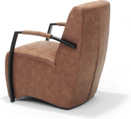 Fauteuil Oliver - Cowboy Stof - Cognac