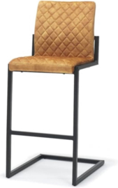 Barkruk Luca - 120 cm - Velvet - Gold