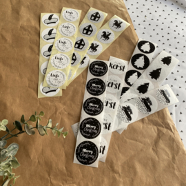 Stickers Feestdagen | Set van 9x 5 stuks