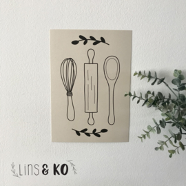 Keuken  | A4 poster