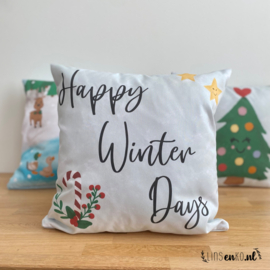 Kerst kussen | Happy Winter Days