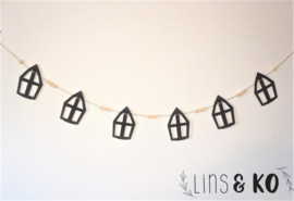 Sint slinger | Sint mijters zwart | DIY