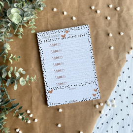 Baby dagplanner | A5 | Stippen