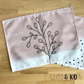 Placemat | Stof | Roze