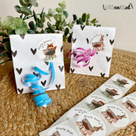 Grote Zus | Stickervel | 25 stuks