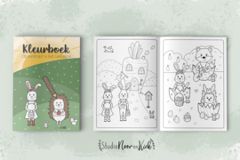 Kleurboek Lente & Pasen || 21 kleurplaten