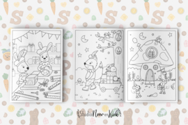 Kleurboek 2 Sinterklaas || 20 kleurplaten